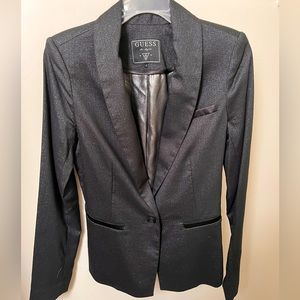 Guess black glitter blazer